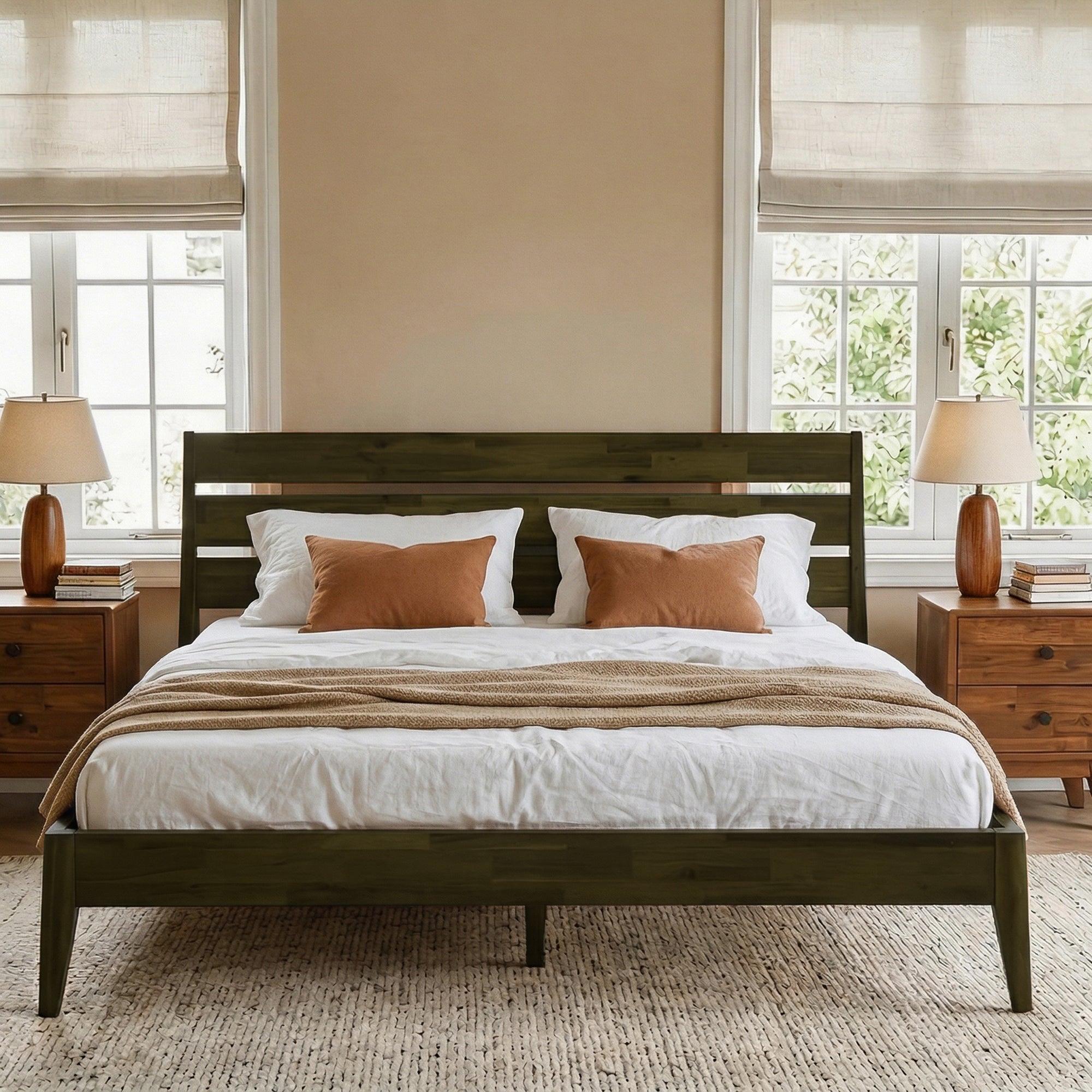 Emery Solid Wood Bed Frame